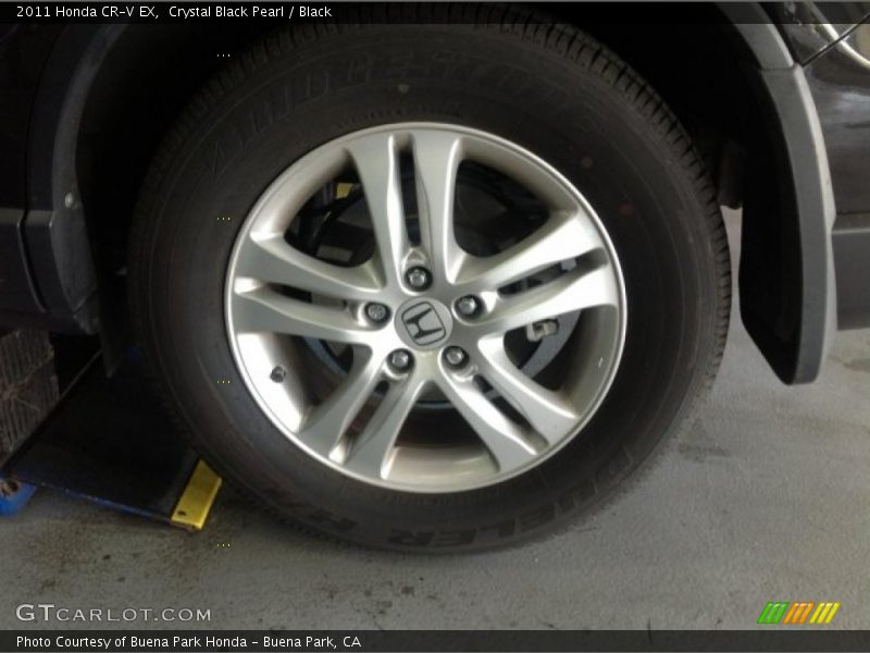 Crystal Black Pearl / Black 2011 Honda CR-V EX