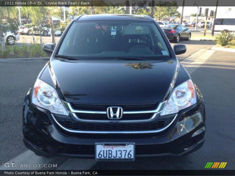 Crystal Black Pearl / Black 2011 Honda CR-V EX