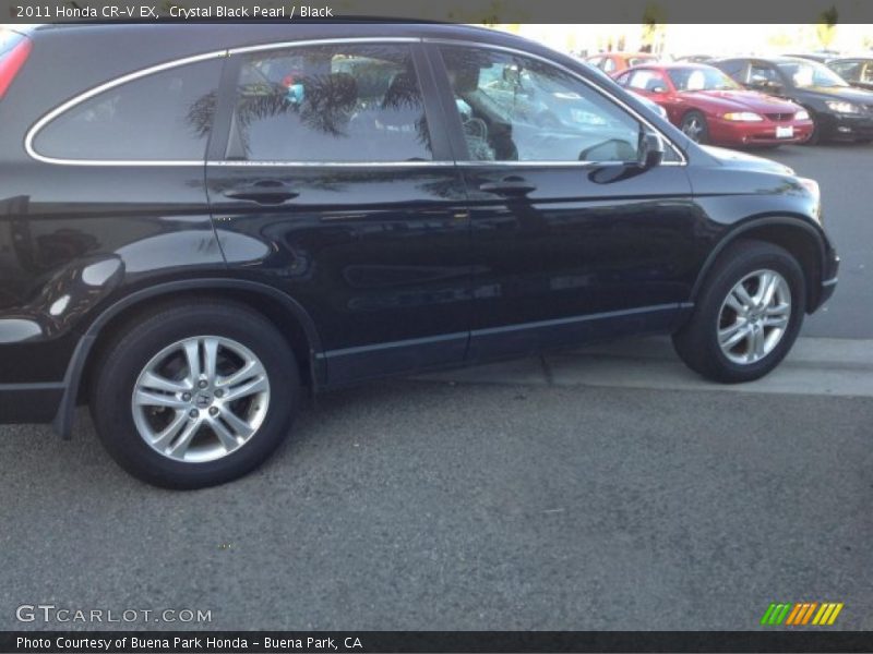 Crystal Black Pearl / Black 2011 Honda CR-V EX