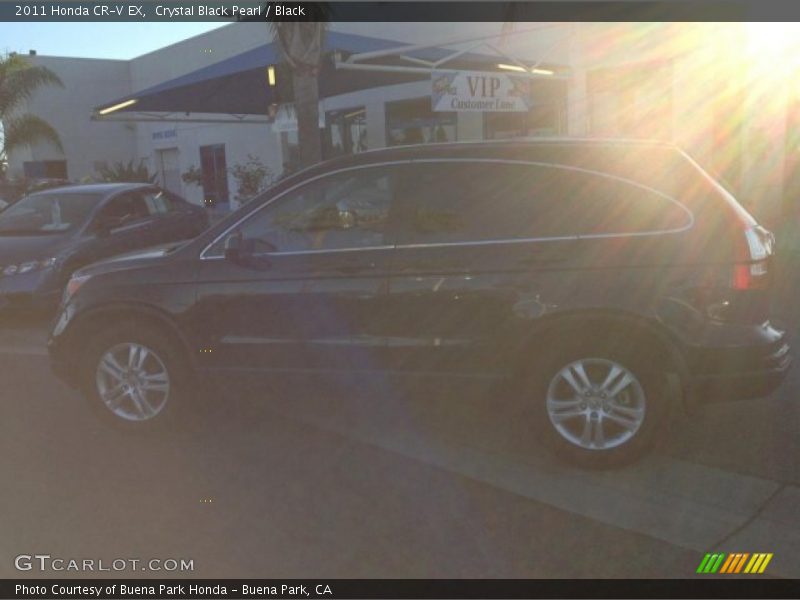 Crystal Black Pearl / Black 2011 Honda CR-V EX