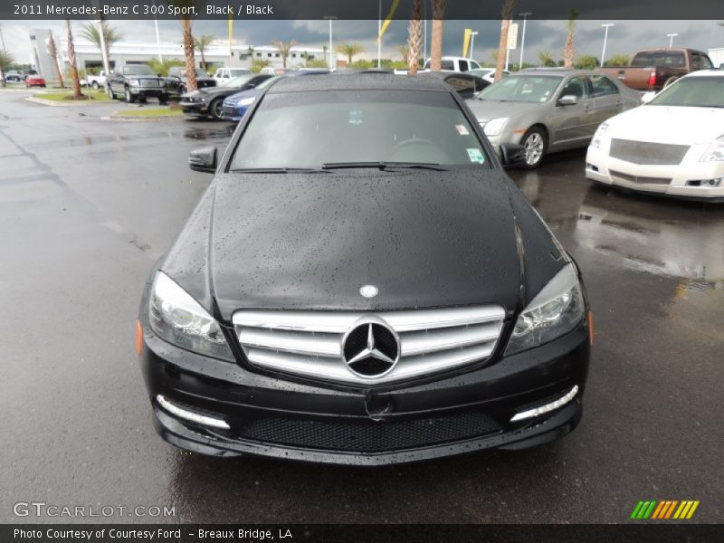 Black / Black 2011 Mercedes-Benz C 300 Sport
