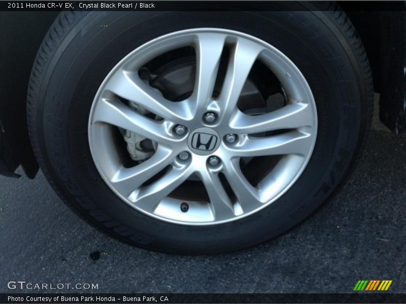 Crystal Black Pearl / Black 2011 Honda CR-V EX