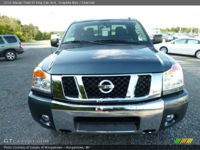 Graphite Blue / Charcoal 2013 Nissan Titan SV King Cab 4x4