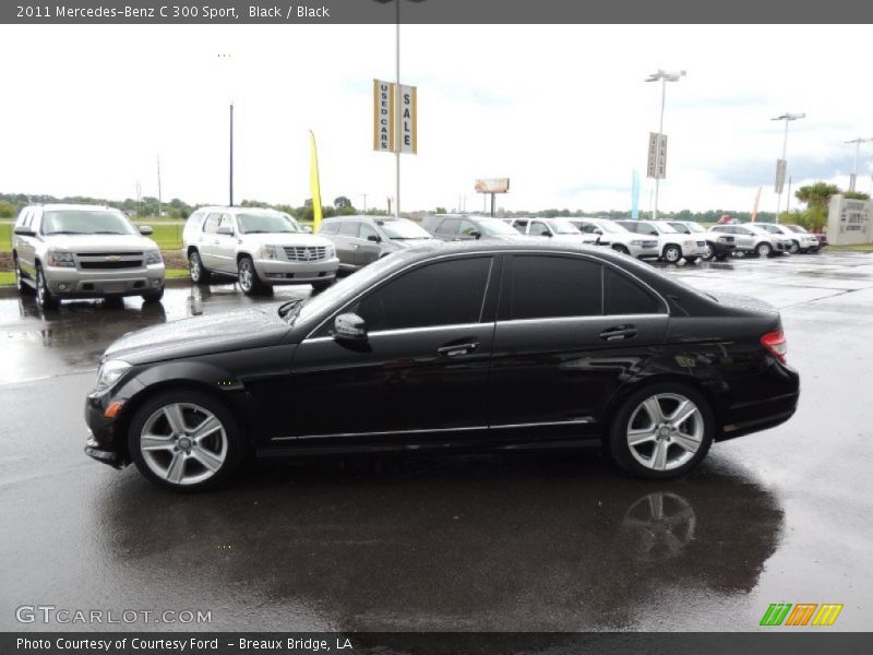 Black / Black 2011 Mercedes-Benz C 300 Sport