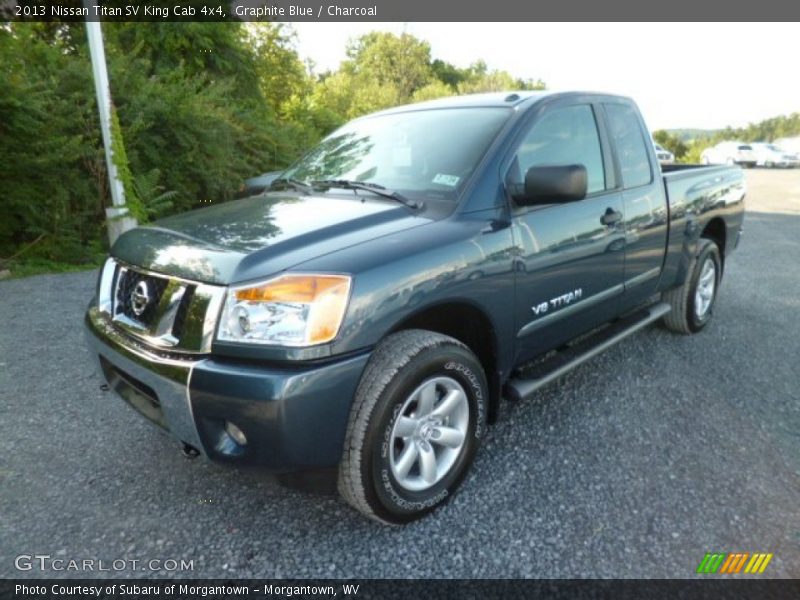 Graphite Blue / Charcoal 2013 Nissan Titan SV King Cab 4x4