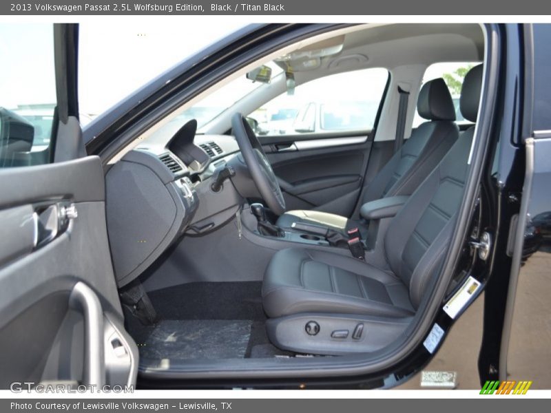 Black / Titan Black 2013 Volkswagen Passat 2.5L Wolfsburg Edition