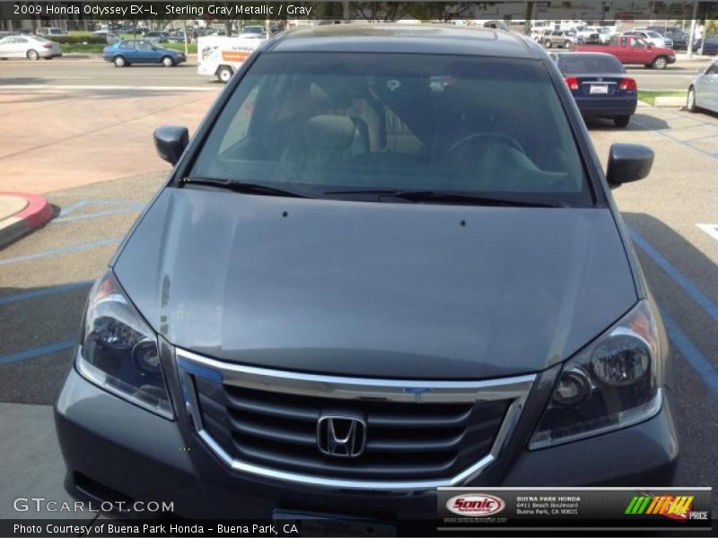 Sterling Gray Metallic / Gray 2009 Honda Odyssey EX-L