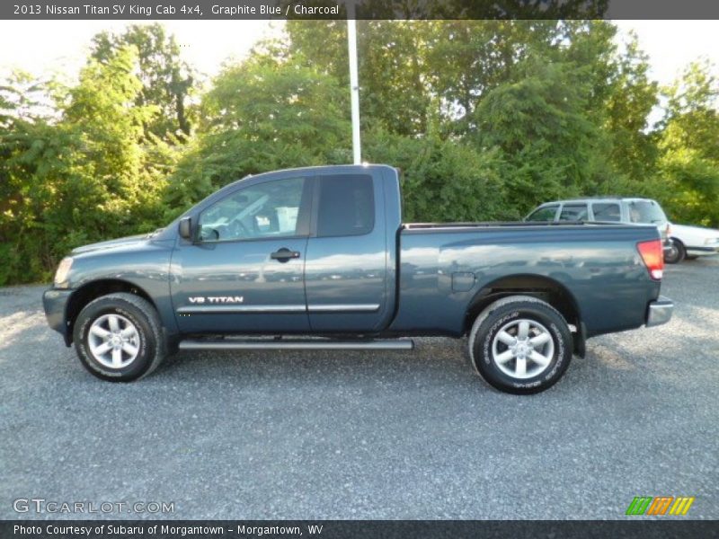Graphite Blue / Charcoal 2013 Nissan Titan SV King Cab 4x4