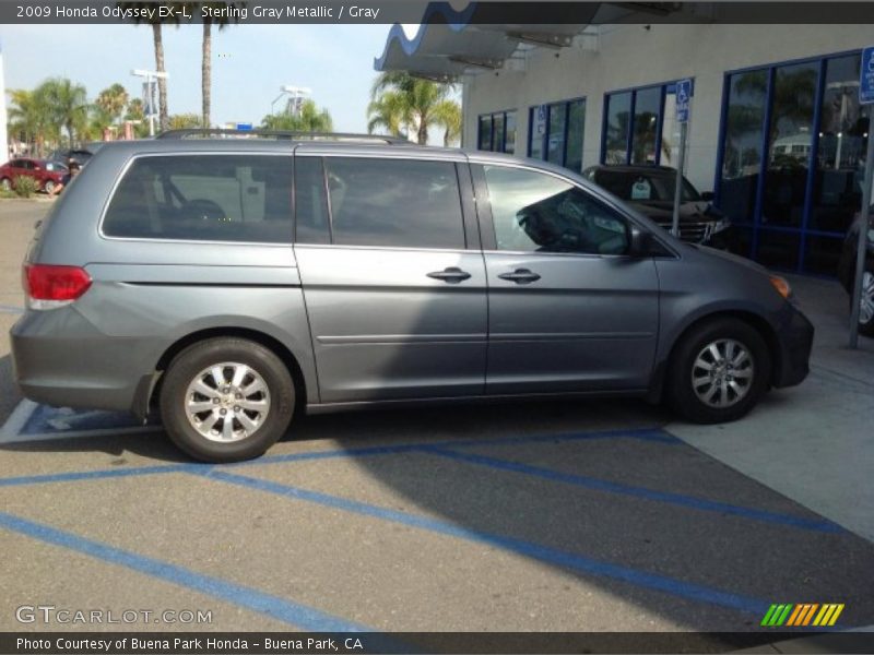 Sterling Gray Metallic / Gray 2009 Honda Odyssey EX-L