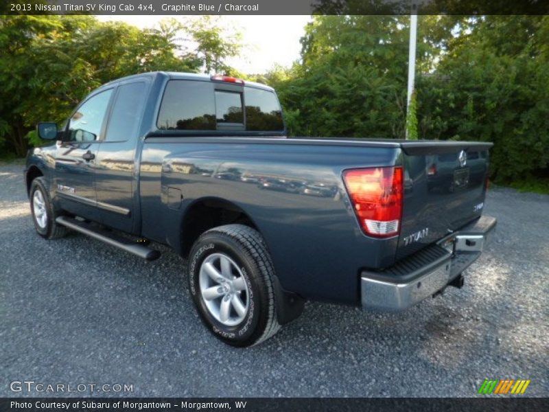 Graphite Blue / Charcoal 2013 Nissan Titan SV King Cab 4x4