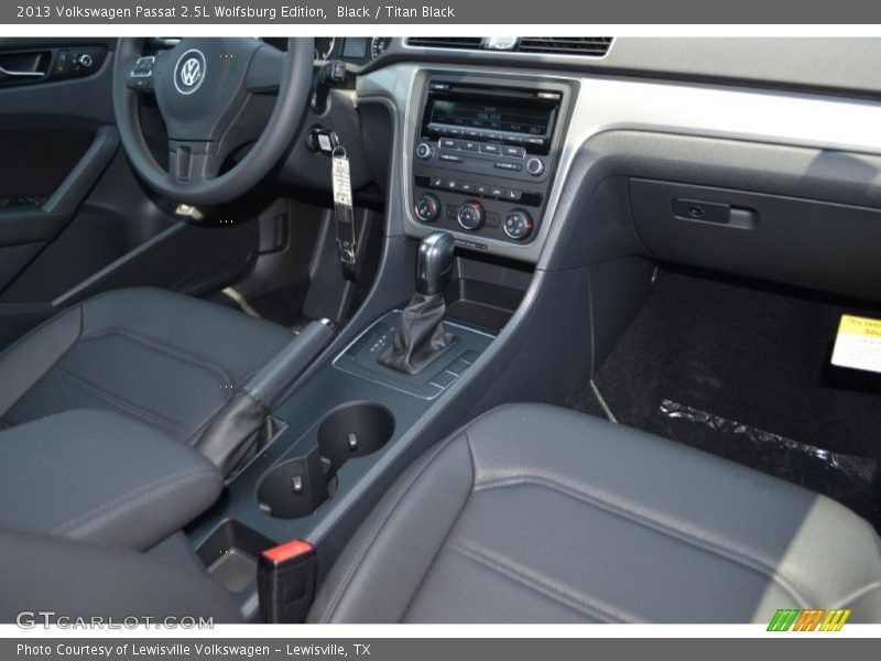 Black / Titan Black 2013 Volkswagen Passat 2.5L Wolfsburg Edition