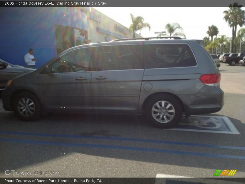Sterling Gray Metallic / Gray 2009 Honda Odyssey EX-L