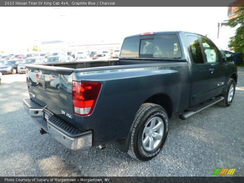 Graphite Blue / Charcoal 2013 Nissan Titan SV King Cab 4x4