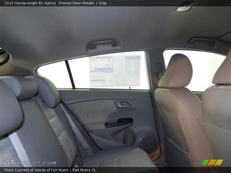 Frosted Silver Metallic / Gray 2013 Honda Insight EX Hybrid