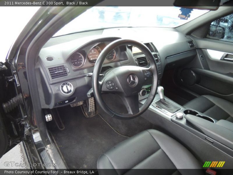 Black / Black 2011 Mercedes-Benz C 300 Sport