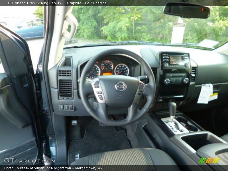 Graphite Blue / Charcoal 2013 Nissan Titan SV King Cab 4x4