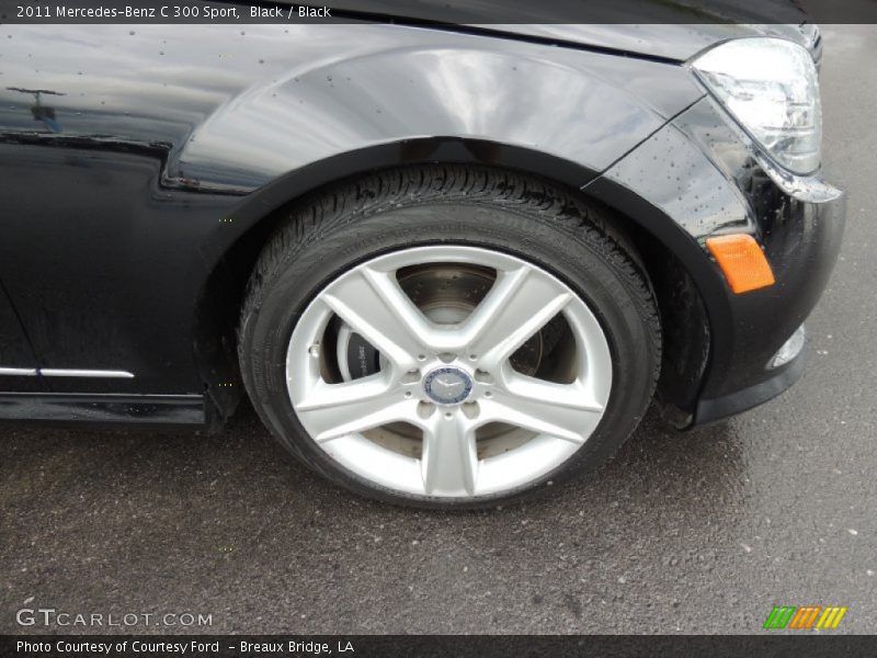 Black / Black 2011 Mercedes-Benz C 300 Sport
