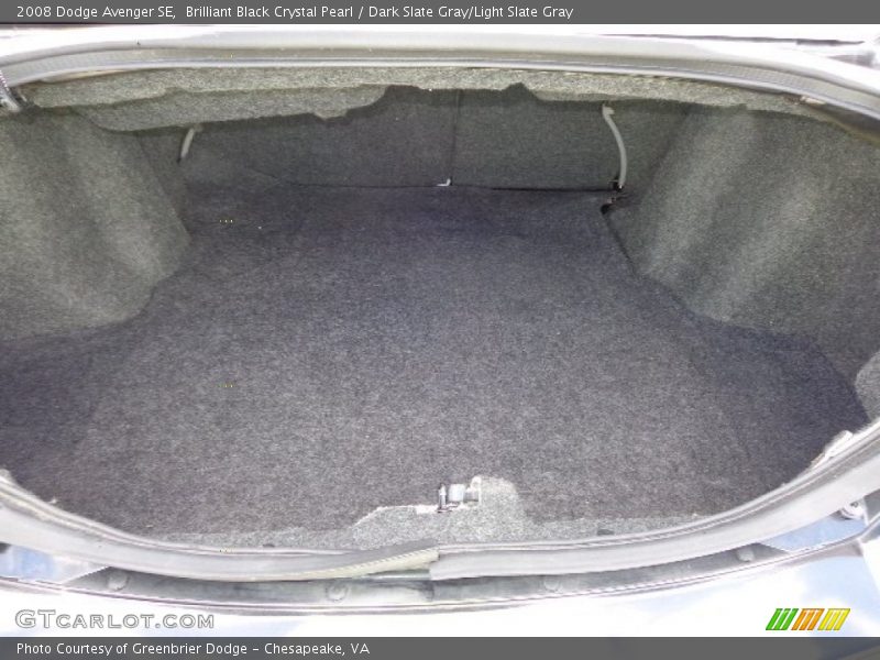 Brilliant Black Crystal Pearl / Dark Slate Gray/Light Slate Gray 2008 Dodge Avenger SE