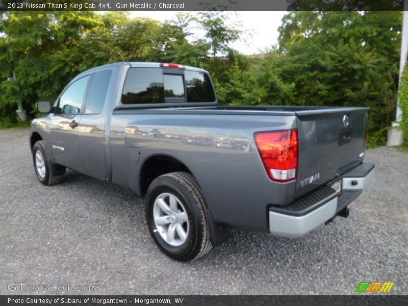 Gun Metallic / Charcoal 2013 Nissan Titan S King Cab 4x4