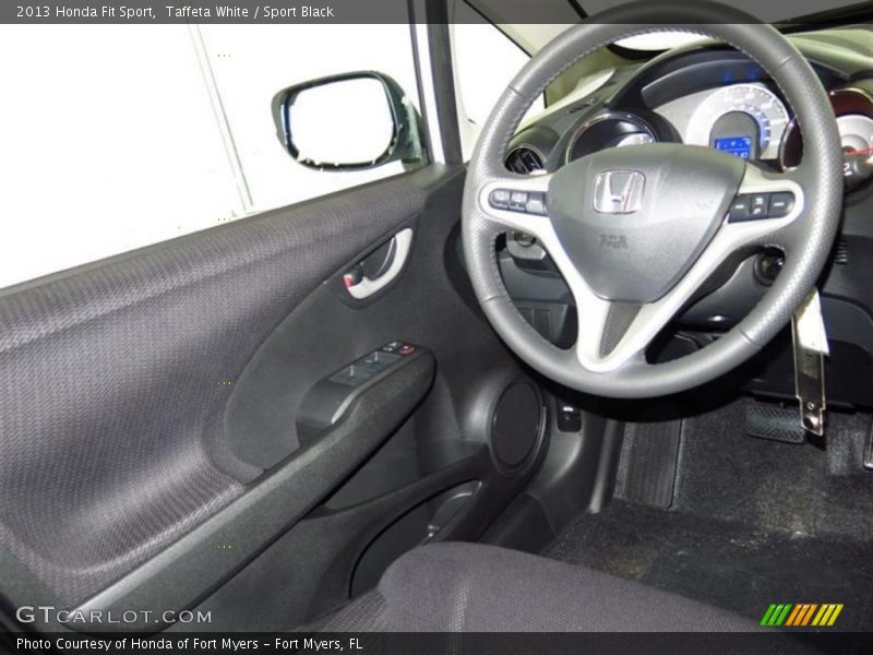 Taffeta White / Sport Black 2013 Honda Fit Sport