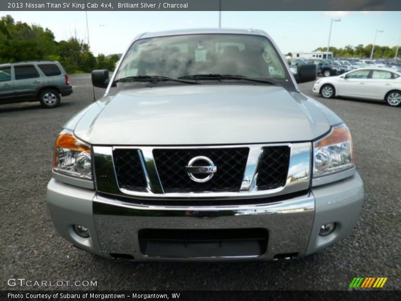 Brilliant Silver / Charcoal 2013 Nissan Titan SV King Cab 4x4