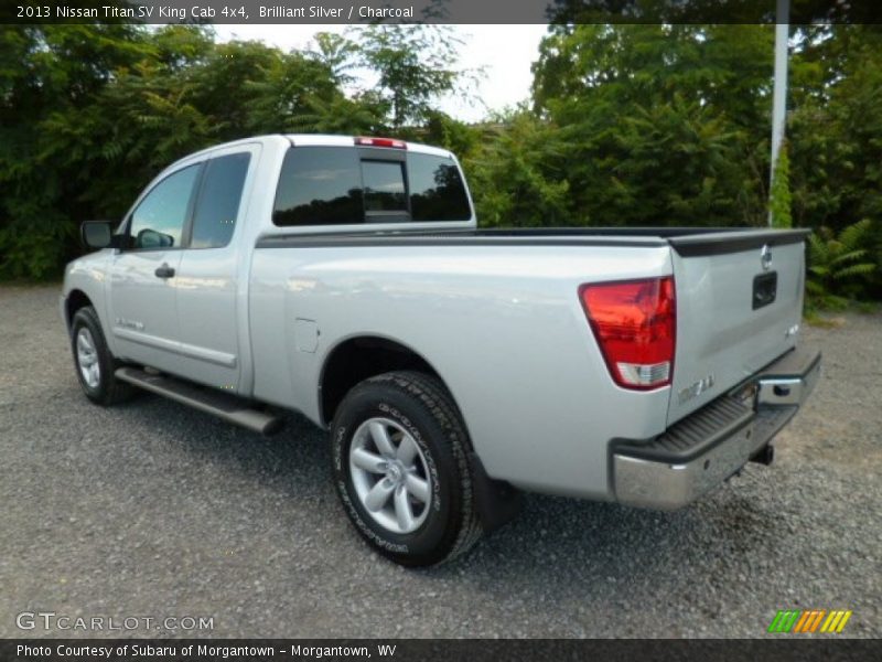 Brilliant Silver / Charcoal 2013 Nissan Titan SV King Cab 4x4