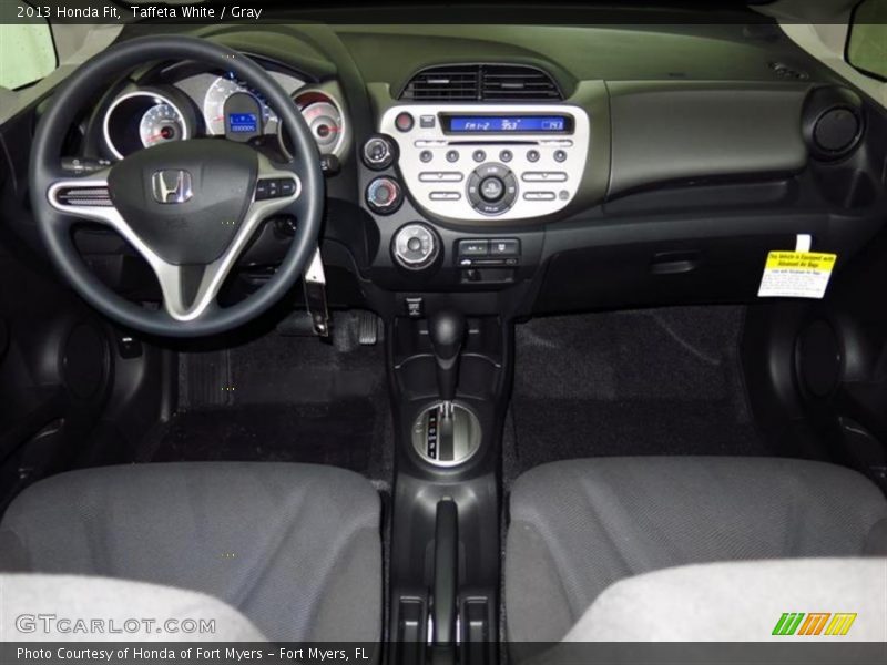 Taffeta White / Gray 2013 Honda Fit