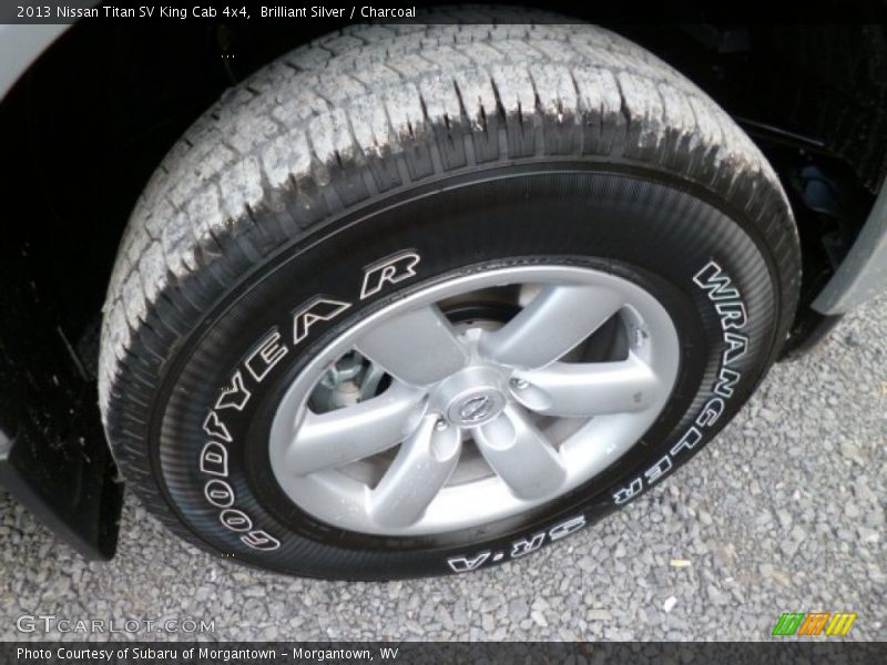 Brilliant Silver / Charcoal 2013 Nissan Titan SV King Cab 4x4