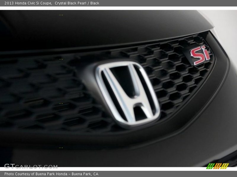 Crystal Black Pearl / Black 2013 Honda Civic Si Coupe