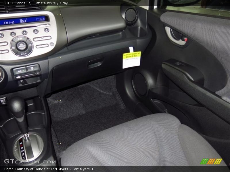 Taffeta White / Gray 2013 Honda Fit