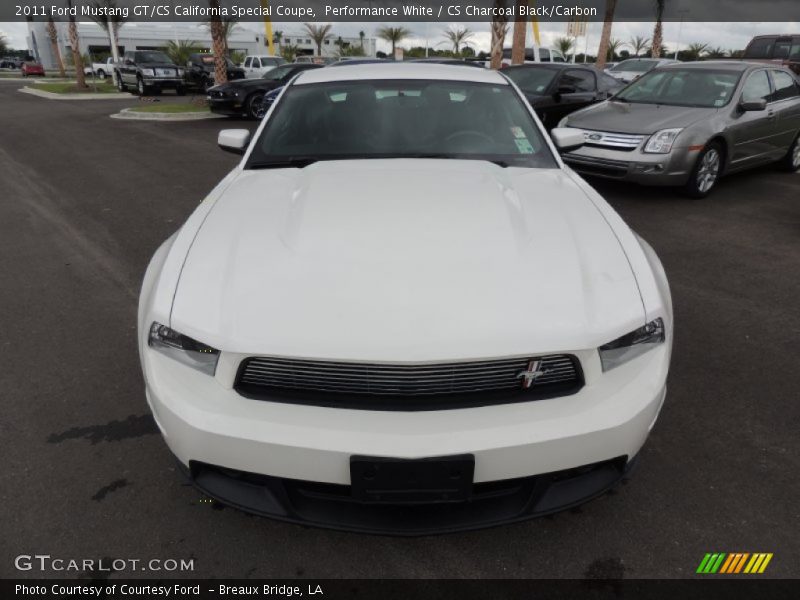 Performance White / CS Charcoal Black/Carbon 2011 Ford Mustang GT/CS California Special Coupe