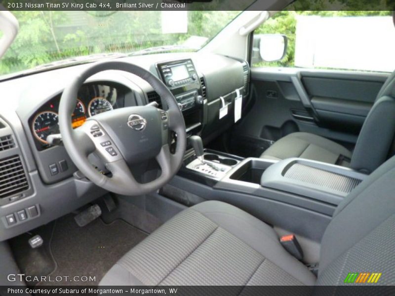 Charcoal Interior - 2013 Titan SV King Cab 4x4 