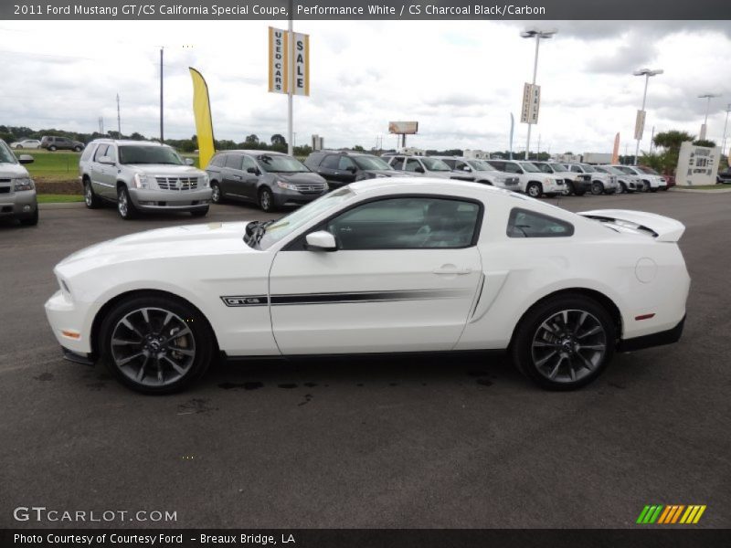 Performance White / CS Charcoal Black/Carbon 2011 Ford Mustang GT/CS California Special Coupe
