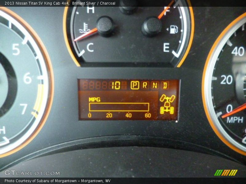 Brilliant Silver / Charcoal 2013 Nissan Titan SV King Cab 4x4