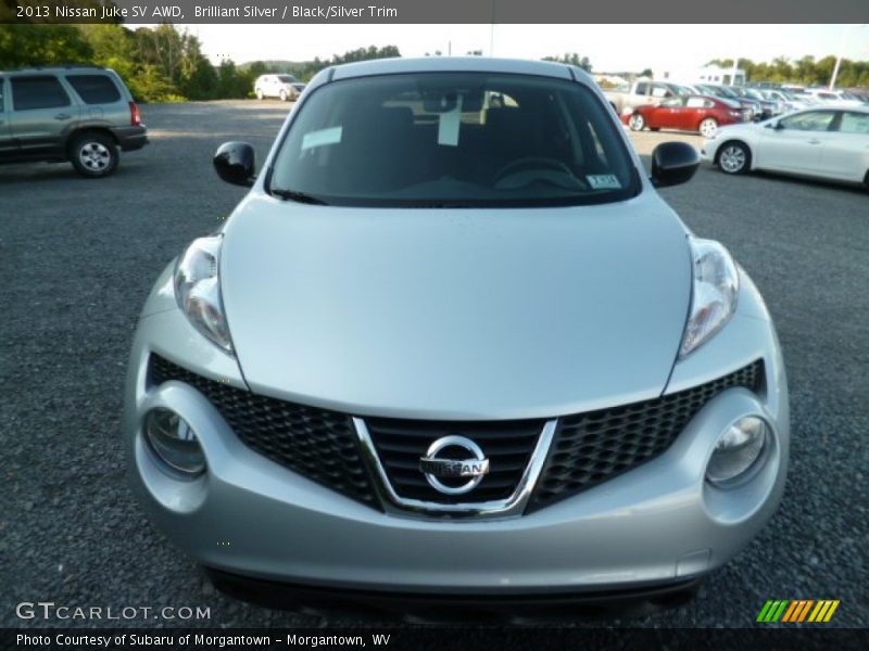 Brilliant Silver / Black/Silver Trim 2013 Nissan Juke SV AWD