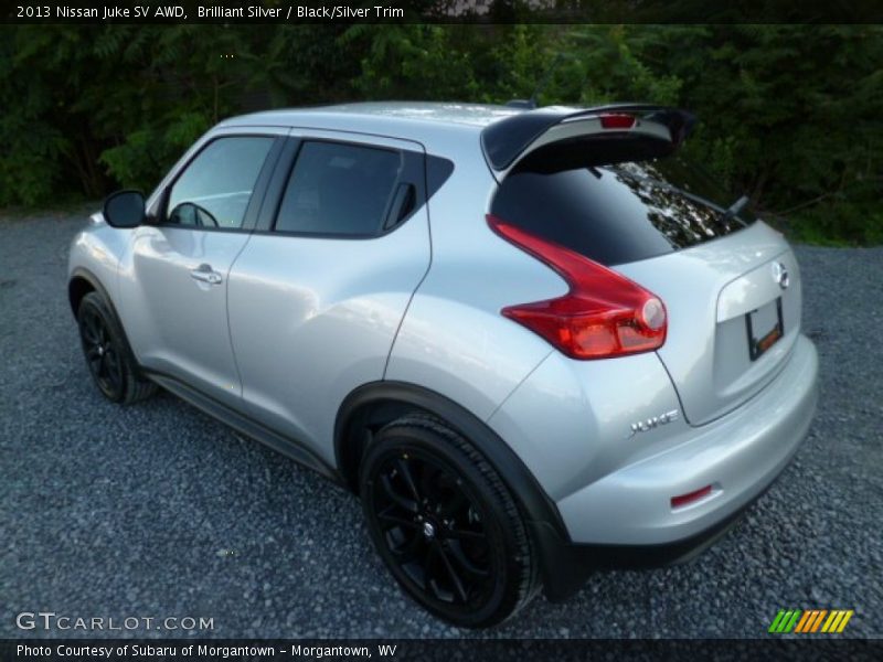 Brilliant Silver / Black/Silver Trim 2013 Nissan Juke SV AWD