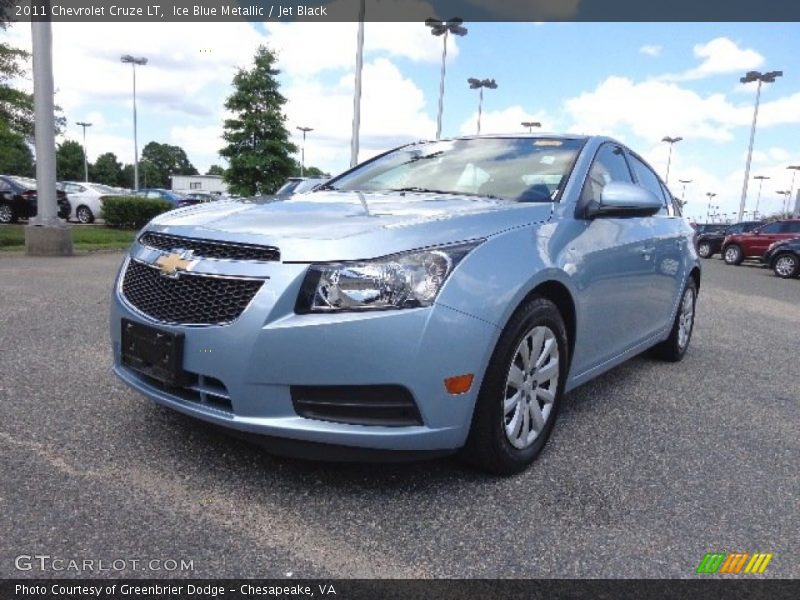 Ice Blue Metallic / Jet Black 2011 Chevrolet Cruze LT