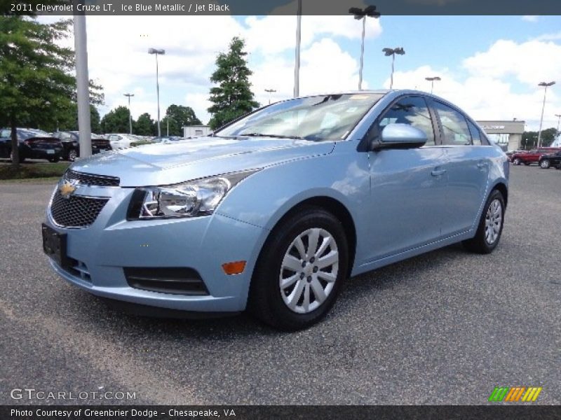Ice Blue Metallic / Jet Black 2011 Chevrolet Cruze LT