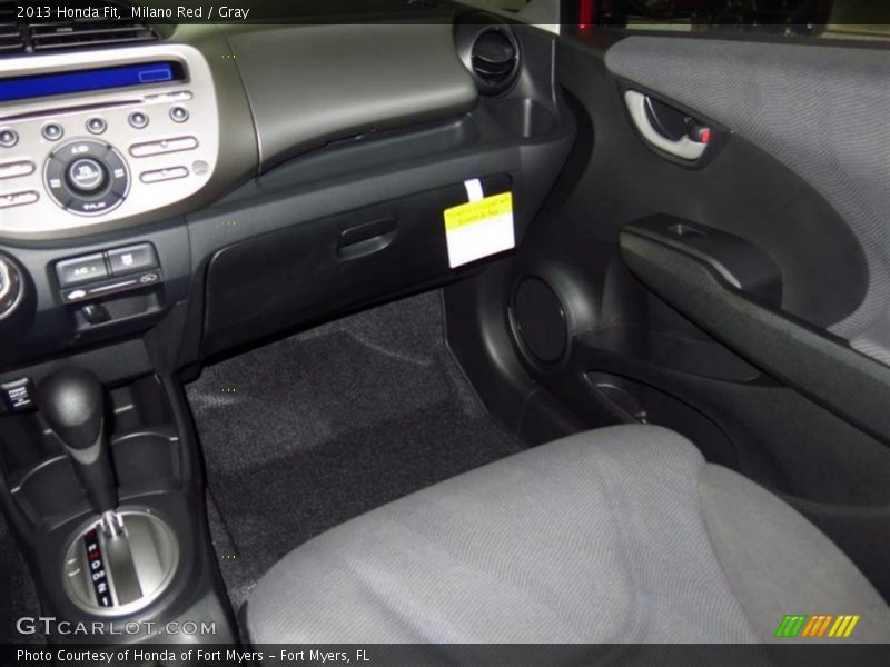 Milano Red / Gray 2013 Honda Fit