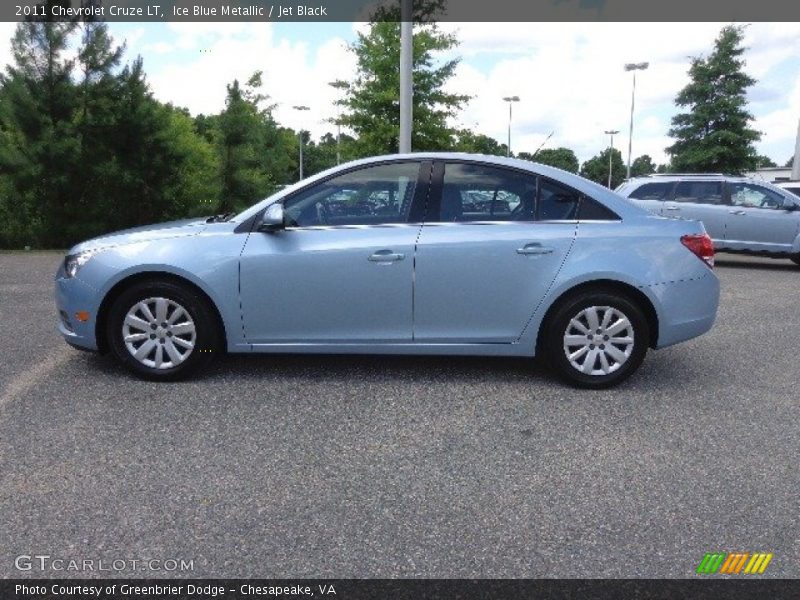 Ice Blue Metallic / Jet Black 2011 Chevrolet Cruze LT