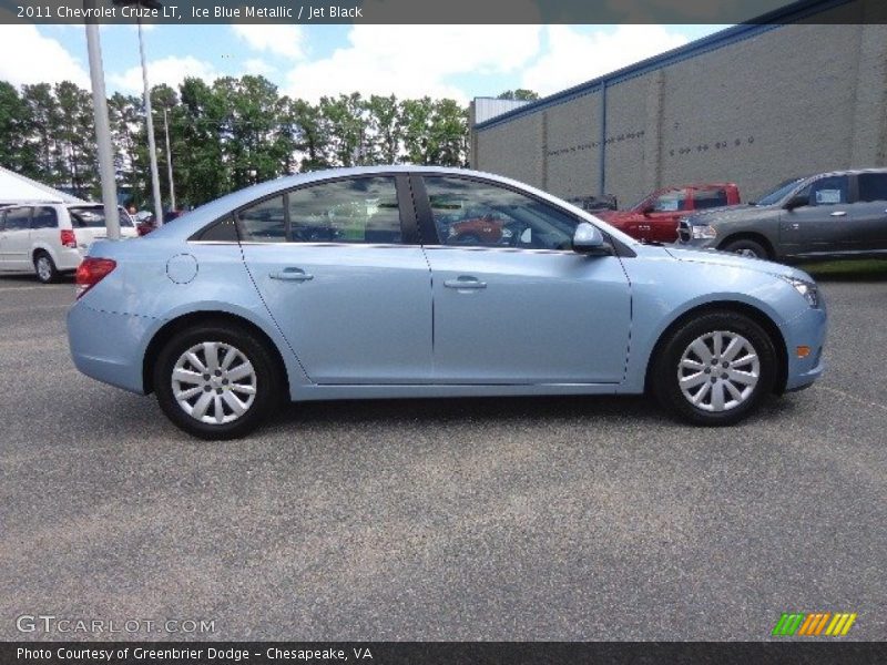 Ice Blue Metallic / Jet Black 2011 Chevrolet Cruze LT