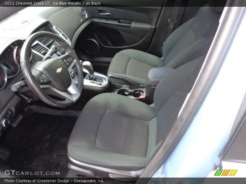 Ice Blue Metallic / Jet Black 2011 Chevrolet Cruze LT
