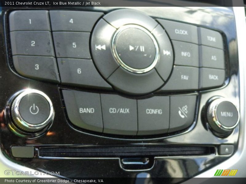 Ice Blue Metallic / Jet Black 2011 Chevrolet Cruze LT