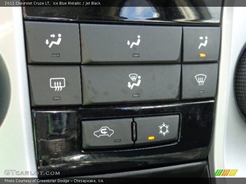 Ice Blue Metallic / Jet Black 2011 Chevrolet Cruze LT