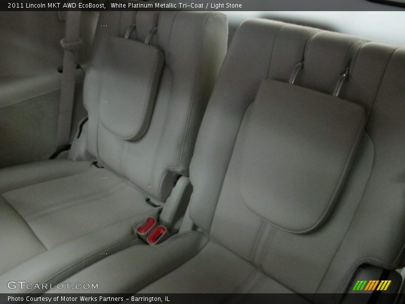 White Platinum Metallic Tri-Coat / Light Stone 2011 Lincoln MKT AWD EcoBoost
