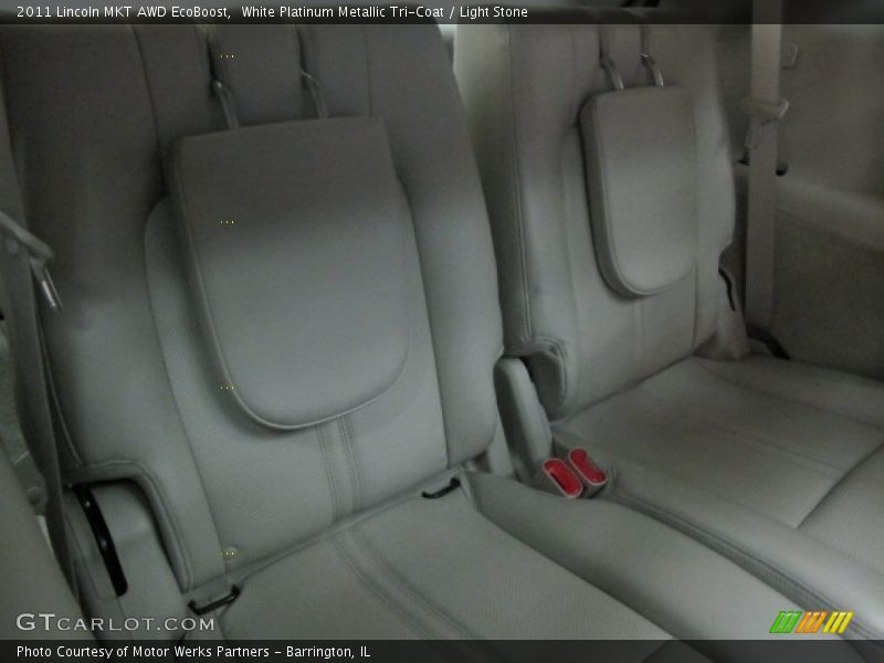 White Platinum Metallic Tri-Coat / Light Stone 2011 Lincoln MKT AWD EcoBoost