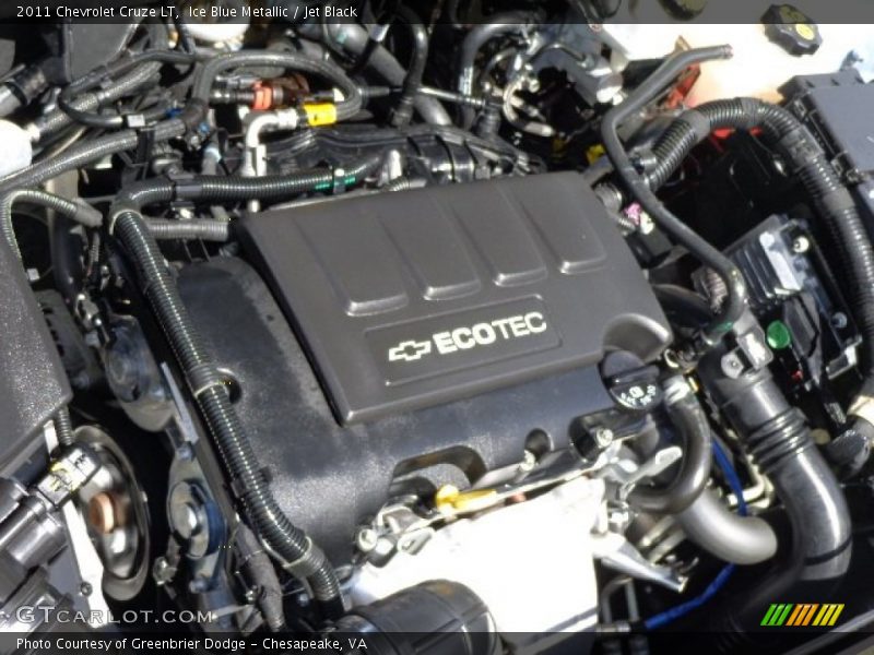 Ice Blue Metallic / Jet Black 2011 Chevrolet Cruze LT