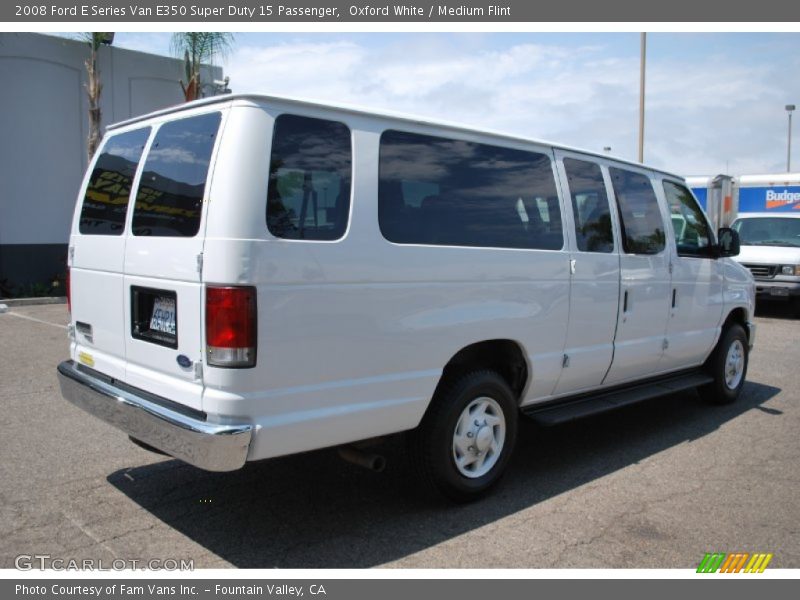 Oxford White / Medium Flint 2008 Ford E Series Van E350 Super Duty 15 Passenger