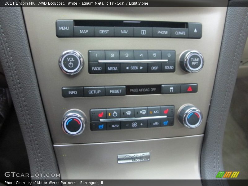 Controls of 2011 MKT AWD EcoBoost