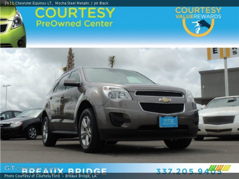 Mocha Steel Metallic / Jet Black 2011 Chevrolet Equinox LT